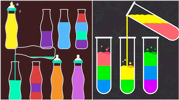 Water Sort Puzzle Gameplay 37 , Android Games ios Walkthrough Simulator Think Brain Puzzle