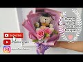 How To Wrap A Graduation Bouquet | How To Make Graduation Bouquet | Cara Membuat Buket Bunga Wisuda