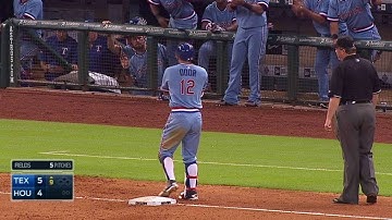 TEX@HOU: Odor triples on a liner to center in the 9th