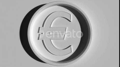 Euro Symbol in Ring Eclipse Lighting | Motion Graphics - Envato elements