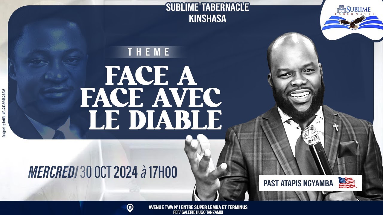 FACE A FACE AVEC LE DIABLE | PAST ATAPIS NGYAMBA. SUBLIME TAB KIN MERCREDI 30.10.2024