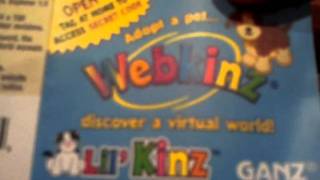 Webkinz code give-a-way with 4 pets