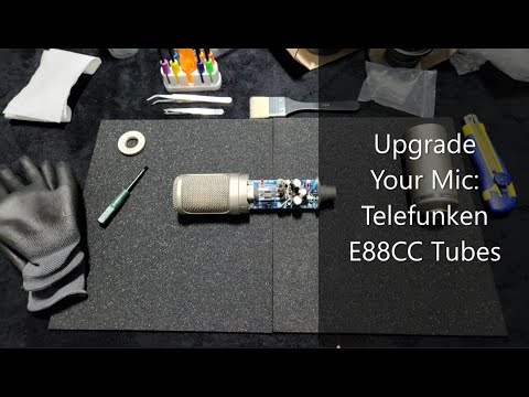 Rode K2 Tube Replacement:Telefunken E88CC/6922/6DJ8 (4K) - YouTube