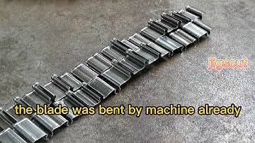 He is making a 252pcs puzzle die in  jigscut die company