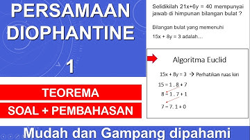 Persamaan diophantine | Teori bilangan - Algoritma Euclid