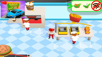 🥯 DRIVE THRU RUSH 🍩 [FAST FOOD RESTO GAMES ANDROID] GAMEPLAY WALKTROUGH #3