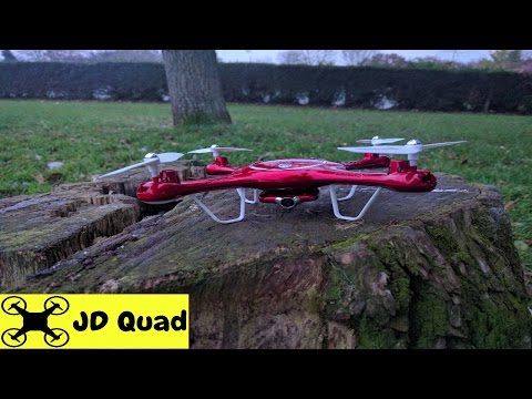 Syma X5UW Quadcopter Drone Flight Test Review FPV, Auto Take Off