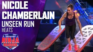 Unseen run: Nicole Chamberlain makes her Ninja debut | Australian Ninja Warrior 2020