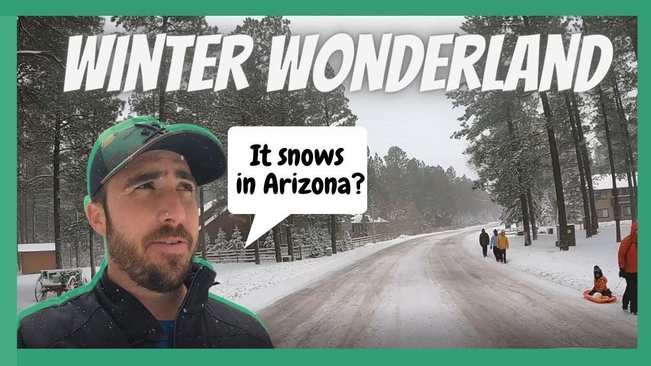 🌨 🌲 Winter Wonderland in Pinetop, Arizona | *BONUS* Cabin Tour