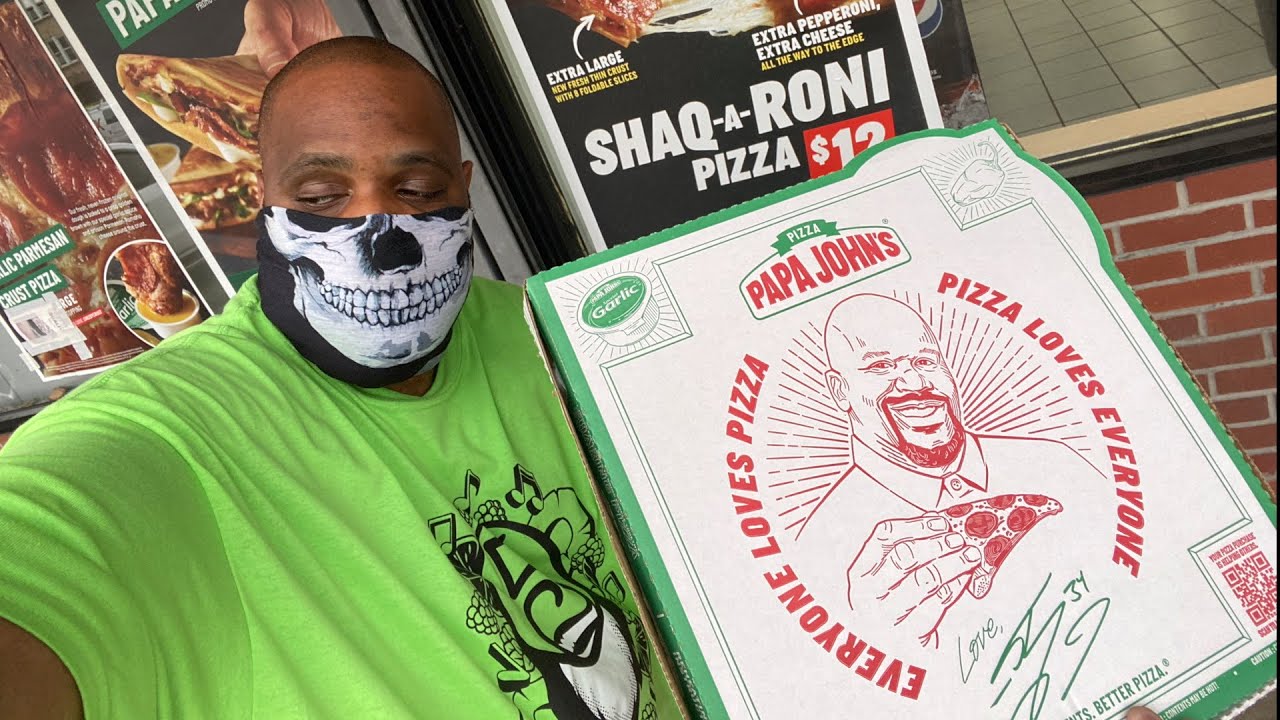 Food Review: Papa John's Shaq-a-Roni Pizza – Milam's Musings