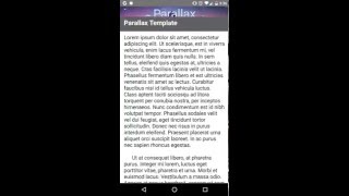 Parallax scroll with anchor