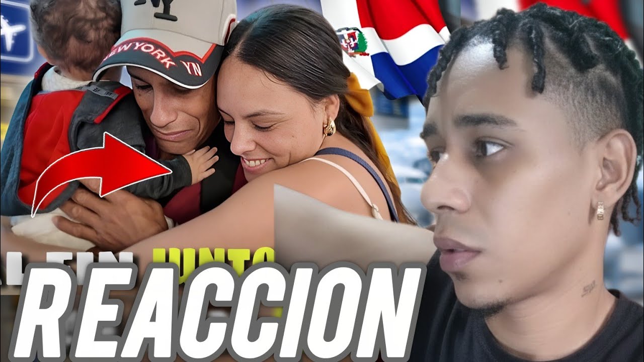 Reaccionando a  Mi papá LLEGA a República Dominicana🇩🇴 desde Cuba/AL FIN CONOCE el MUNDO REAL