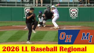 Hamilton OH vs Greater Bay MI Baseball Highlights, 2026 Little League Regionals