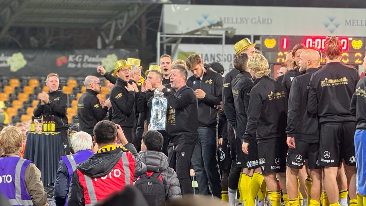 Mjällby Lift the Trophy! Historic Allsvenskan Champions 2025 🏆🔥