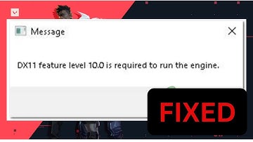 How to Fix Valorant dx11 Features Level 10 0 18 Required To Run The Engine In Windows