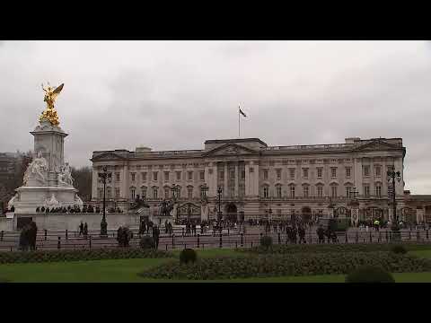 View of Buckingham Palace after King Charles' cancer diagnosis