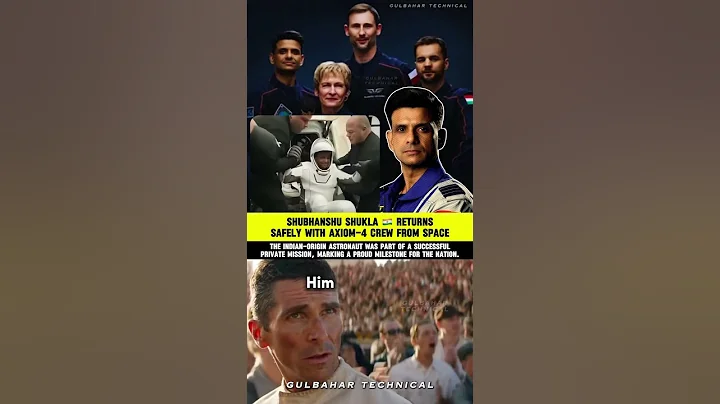 Indian Astronaut Shubhanshu Shukla Returns! | Axiom-4 Crew Back from Space! 🚀