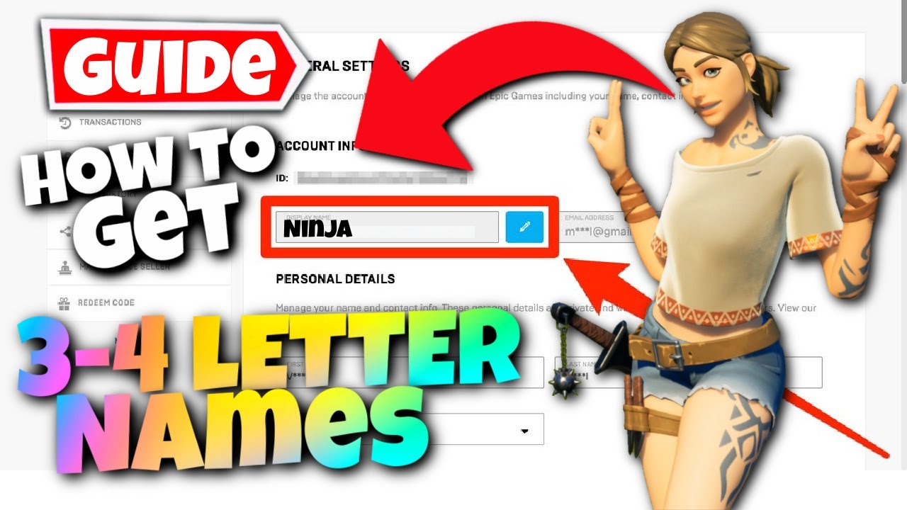 How To Get A Sweaty To Letter Og Name In Fortnite Youtube