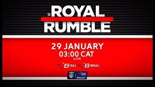 WWE Royal Rumble 2018 - Live on SuperSport