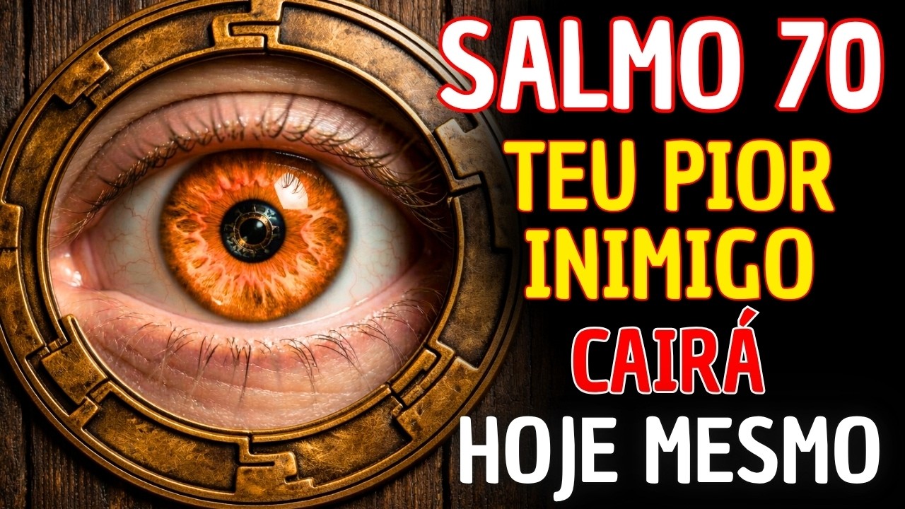 SALMO 70 - CONTRA TODO TIPO DE MAGIA, MALDIÇÃO, BRUXARIA, INVEJA E FOFOCA.