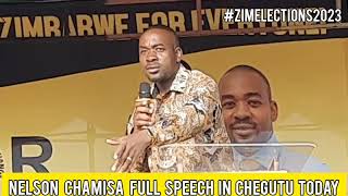 Nelson Chamisa Full Speech At Pfupajena In Chegutu Today