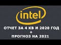 Отчет Intel за 4 кв и 2020 год + прогноз на 2021
