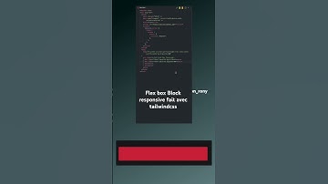 Block responsive avec tailwindcss et flex box. #javascript #tailwindcss #html
