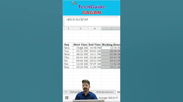 How to Calculate Working Hours From Start Time and End Time?