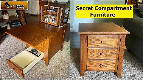 Hide in Plain Sight! Secret Compartment Furniture