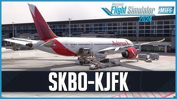 BravoAirspace 787-8 for MSFS2024 | Real World Avianca OPS | Bogotá - New York (JFK) | VATSIM