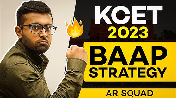 KCET 2023: Baap Strategy to score 100+ Marks🔥😯 #kcet2023 #tukkatricks #arsquad