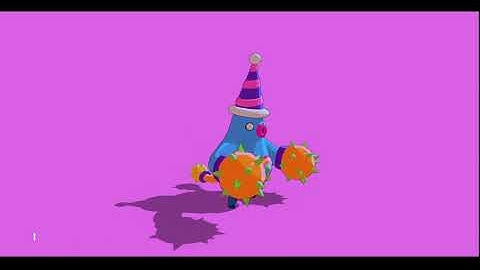 Tatoon2 toon shader on PartyMonsterDuo model - Unity URP
