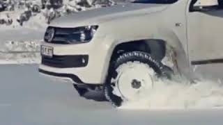 Volkswagen Amarok ile karda drift
