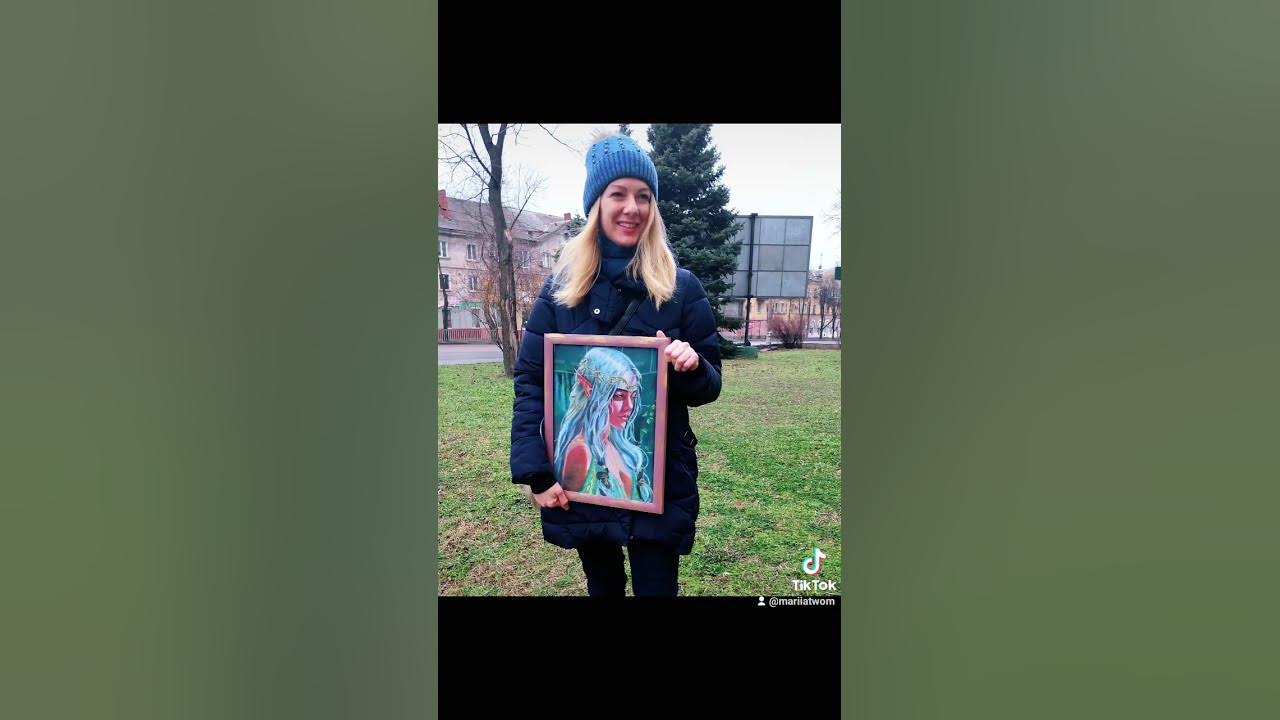 картини, портрети намальовані художником - YouTube