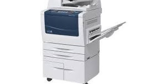 Xerox WC 5855 Connect Direct Printer & Scanner With Laptop/PC Via LAN