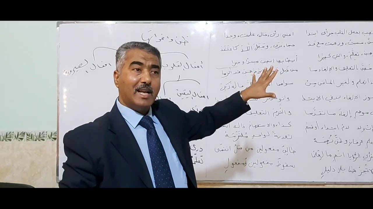 ظن واخواتها # شرح ابن عقيل # الدرس الاول # عملها وافعالها # عمر علي الدليمي # جامعة الفلوجة