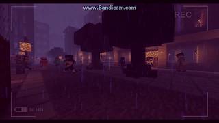 Minecraft Machinima   Zombie Apocalypse   Downtown Ground Footage