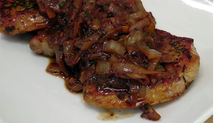 Herb and Garlic Crusted Pork Chops Recipe - by Lau...