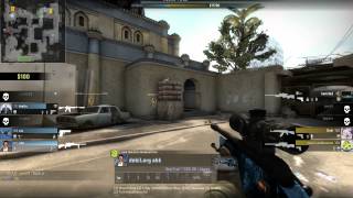 CSGO - Pretty sick 3 HS kill with scout
