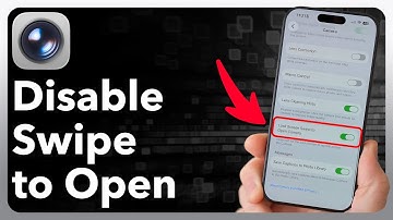 How To Disable Swipe To Open Camera On iPhone Lock Screen