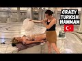 First Time in a Traditional Turkish HAMMAM Bath! BEATEN in ISTANBUL!