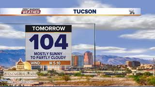Storms develop and stay east of Tucson Friday