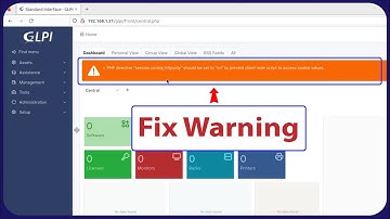 Fix Warning – PHP directive "session.cookie_httponly" should be set to "on" in GLPI