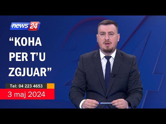 3 maj 2024 "Telefonatat e Teleshikuesve" në News24 - "Koha për t'u zgjuar" ne studio Klevin Muka