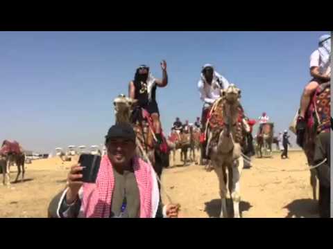 'Ghostriding a Camel' Marshawn Lynch Tours Egypt for Football Without Barriers