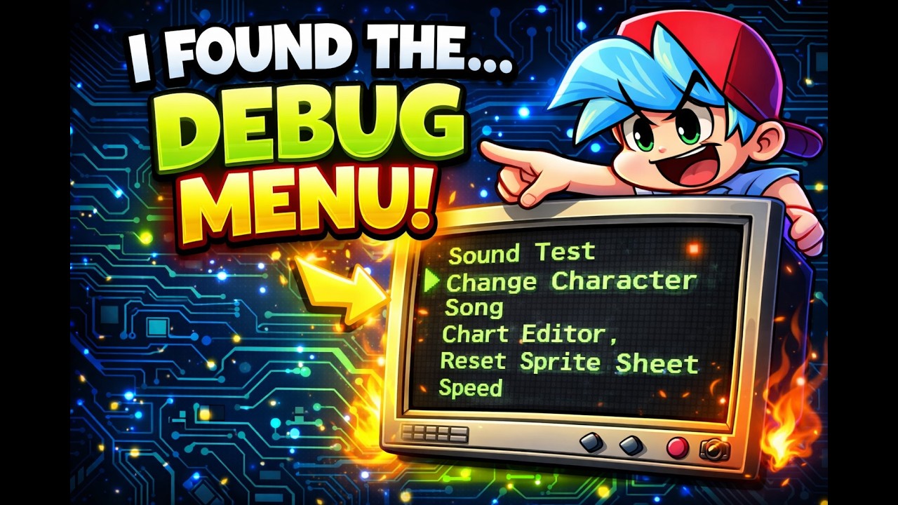 showing off the cool debug menu I found in FNF - YouTube
