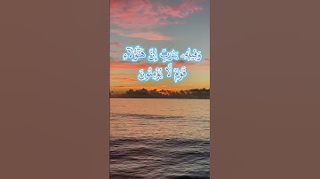 ولئن سالتهم من خلقهم ليقولن الله فأنى يؤفكون/من روائع سورة الزخرف/ #تلاوة #القارئ#الشيخ محمد السلمان
