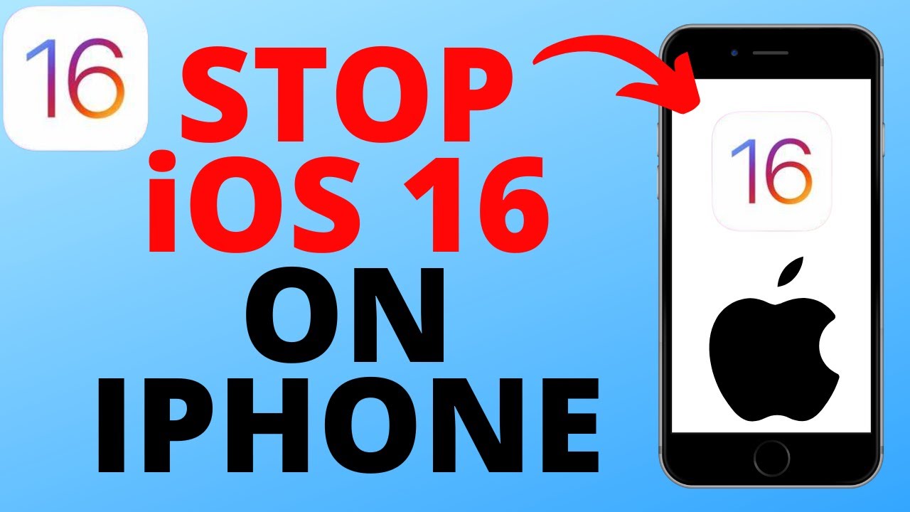 How To Stop IPhone From Automatically Updating To IOS 16 Prevent IOS