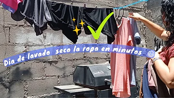 ¿Cuál es la forma más rápida de secar la ropa sin secadora?