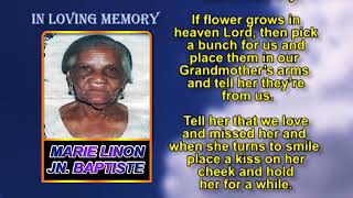 Marie Linon Jn  Baptiste memorial